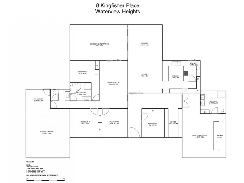 8 Kingfisher Place, Waterview Heights NSW 2460 Floorplan