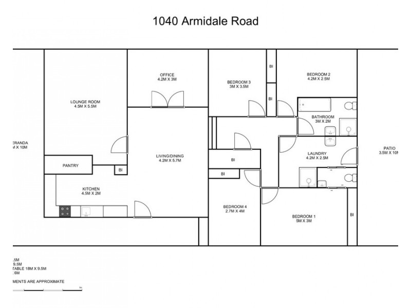 1040 Armidale Road, Elland NSW 2460 Floorplan
