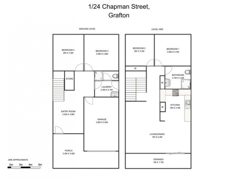 1/24 Chapman Street, Grafton NSW 2460 Floorplan