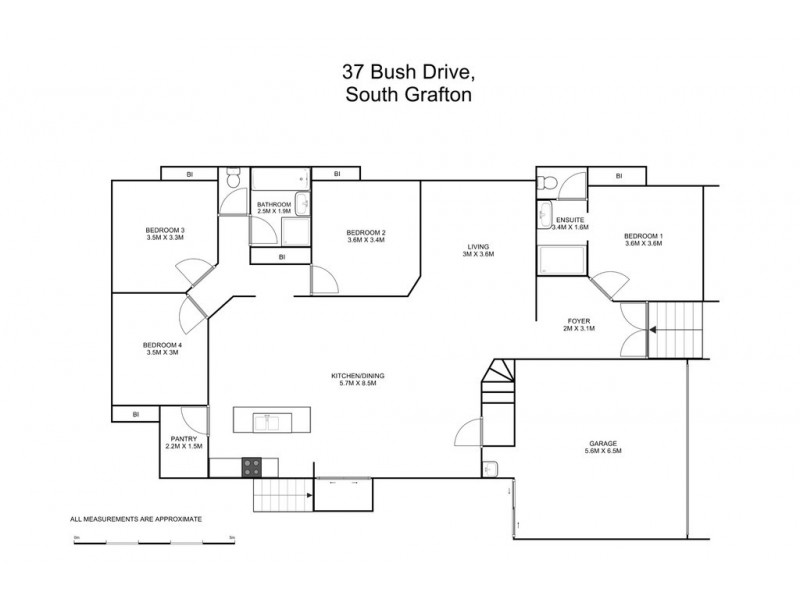 37 Bush Drive, South Grafton NSW 2460 Floorplan