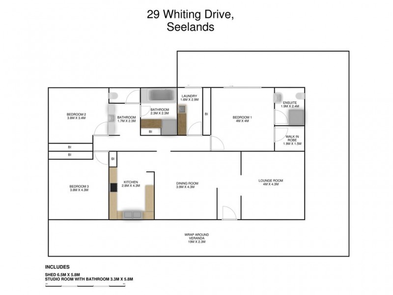 29 Whiting Drive, Seelands NSW 2460 Floorplan