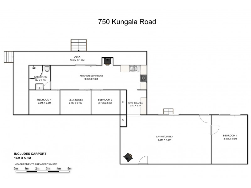 750 Kungala Road, Kungala NSW 2460 Floorplan