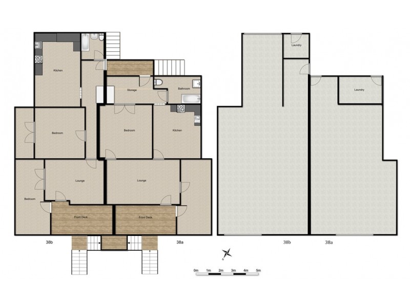 38a and 38b Kent Street, Grafton NSW 2460 Floorplan