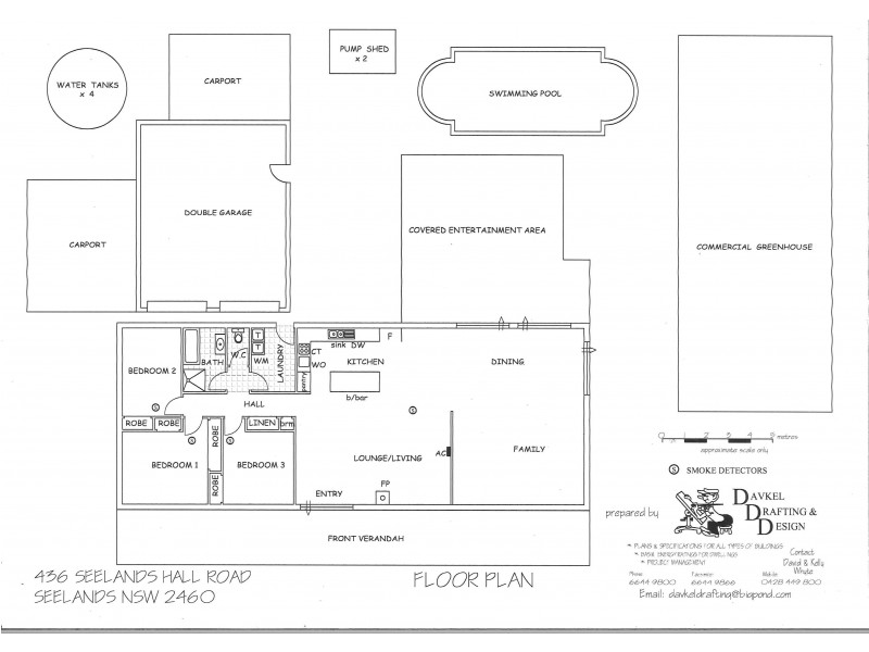 436 SEELANDS HALL ROAD, Seelands NSW 2460 Floorplan