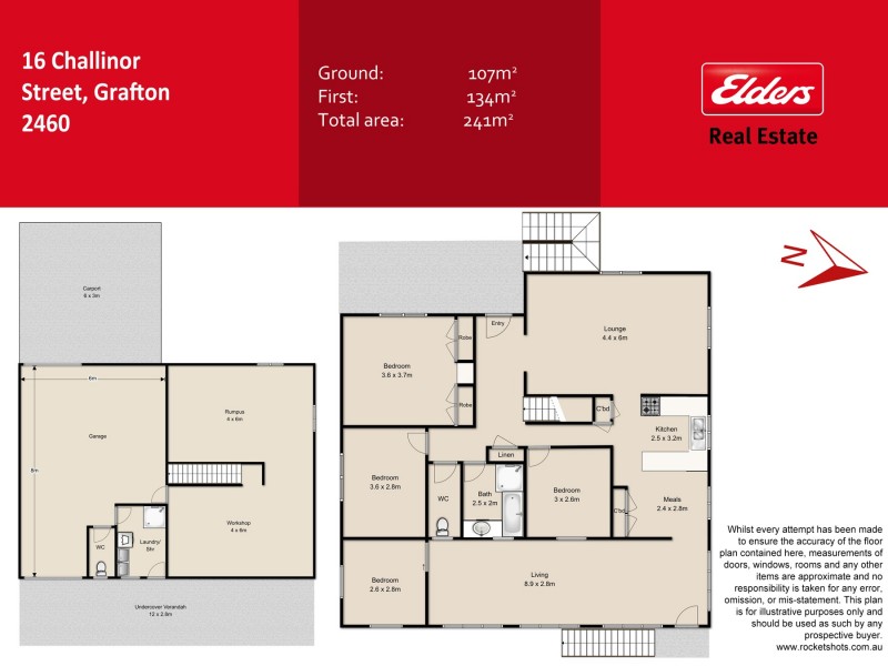 16 Challinor Street, Grafton NSW 2460 Floorplan