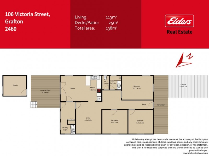 106 VICTORIA STREET, Grafton NSW 2460 Floorplan