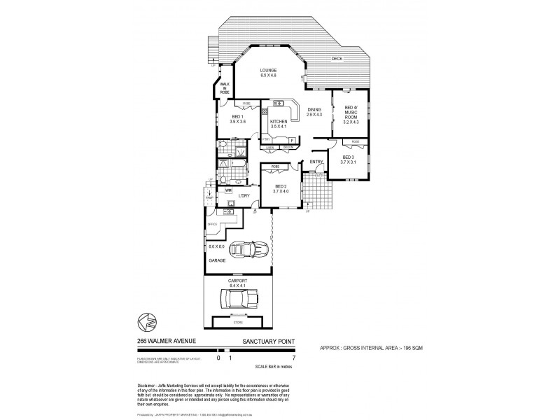 266 Walmer Avenue, Sanctuary Point NSW 2540 Floorplan