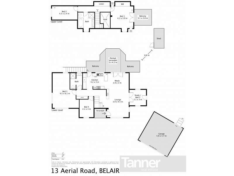 13 Aerial Road, Belair SA 5052 Floorplan