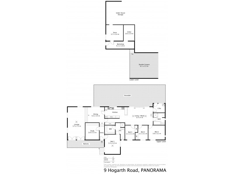 9 Hogarth Road, Panorama SA 5041 Floorplan