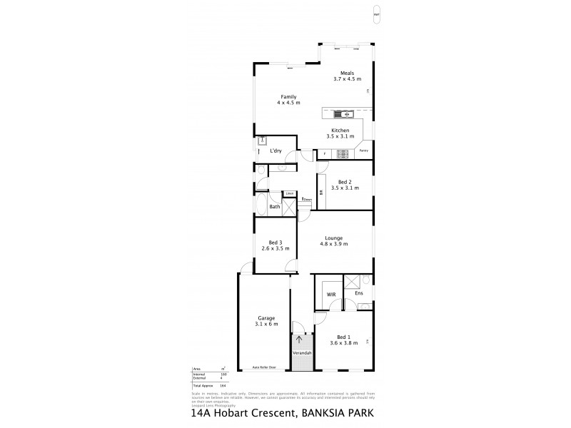 14A Hobart Crescent, Banksia Park SA 5091 Floorplan