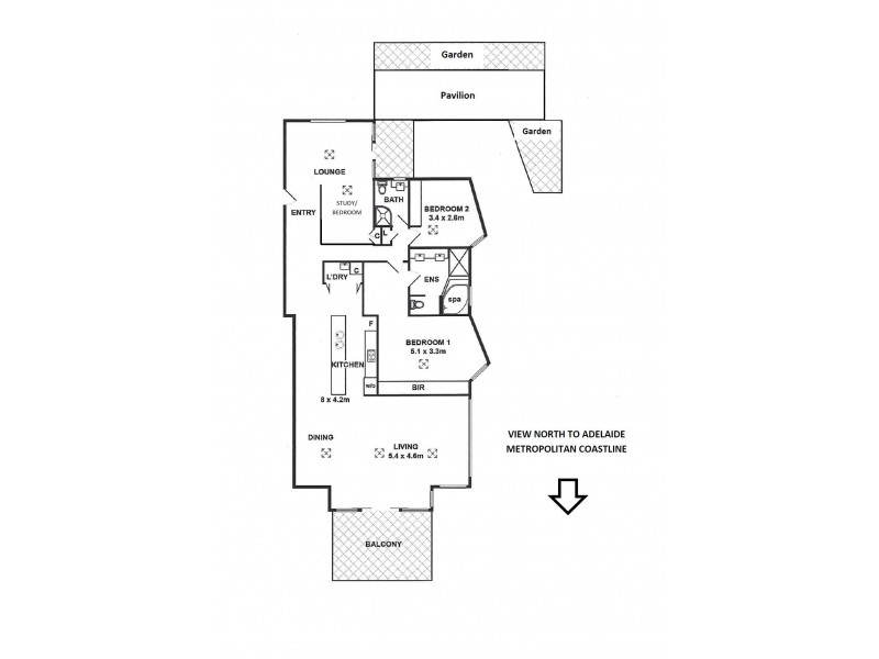 4/33a Burnham Road, Kingston Park SA 5049 Floorplan