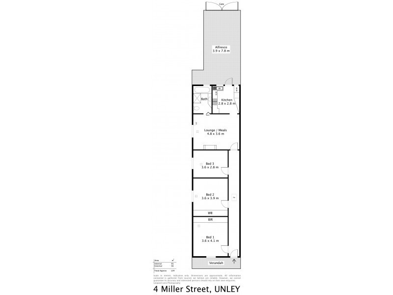4 Miller Street, Unley SA 5061 Floorplan