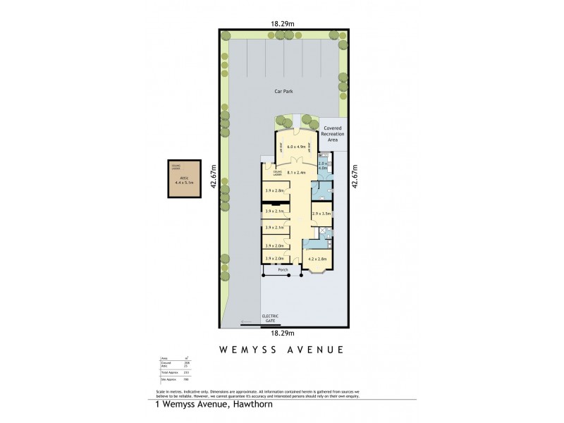 1 Wemyss Avenue, Hawthorn SA 5062 Floorplan