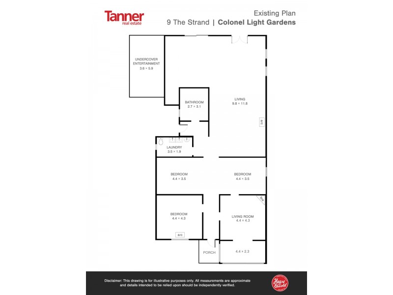 9 The Strand, Colonel Light Gardens SA 5041 Floorplan