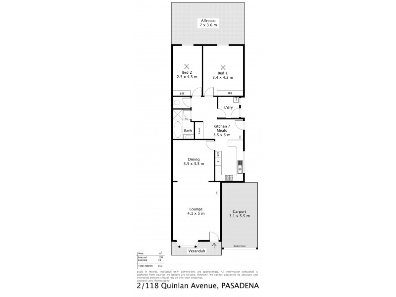 2/118 Quinlan Avenue, Pasadena SA 5042 Floorplan