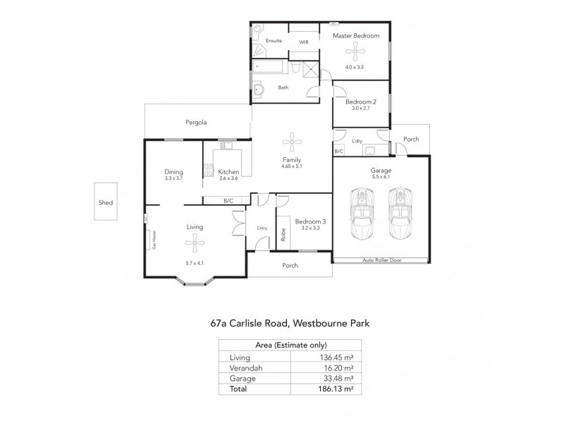 67A Carlisle Road, Westbourne Park SA 5041 Floorplan