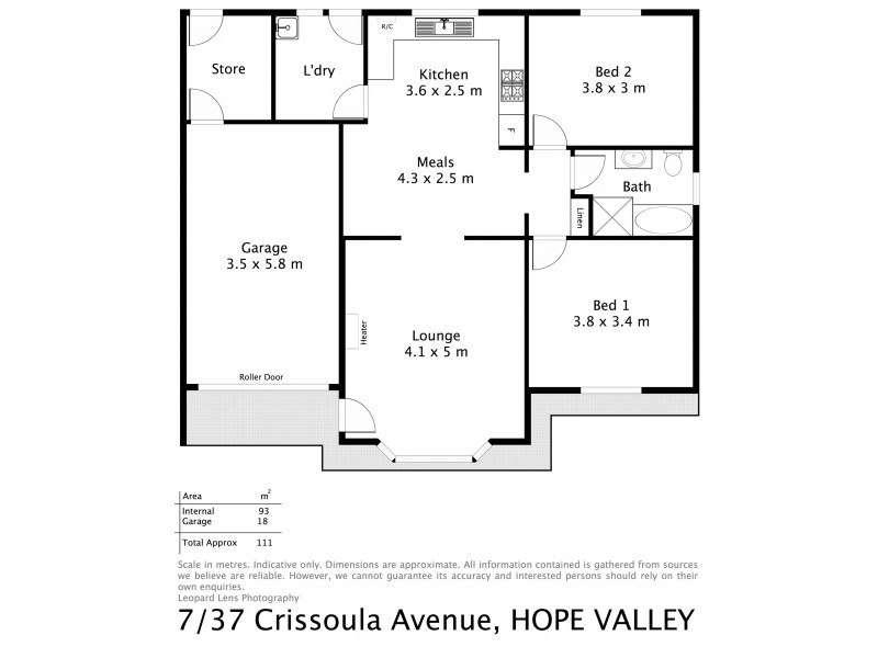 7/37 Crissoula Avenue, Hope Valley SA 5090 Floorplan