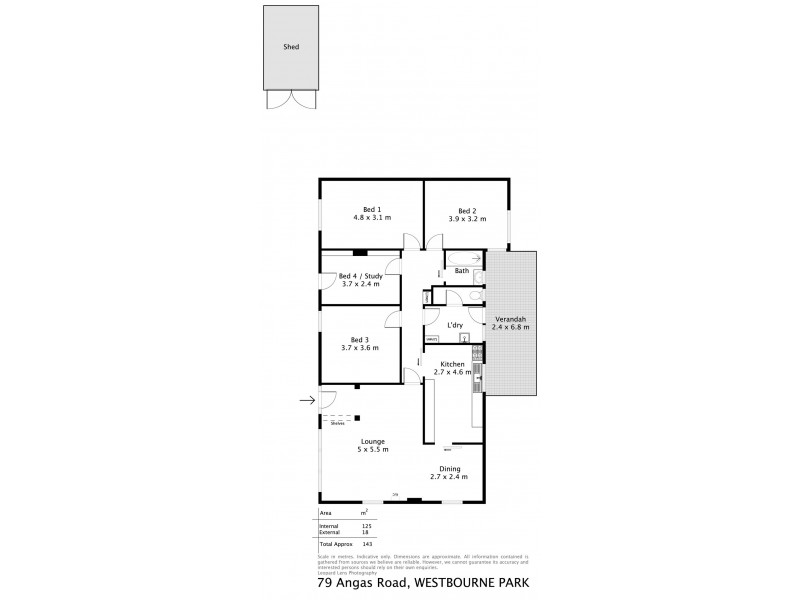 79 Angas Road, Westbourne Park SA 5041 Floorplan