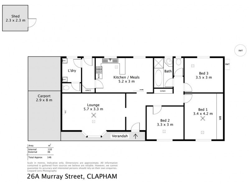 26A Murray Street, Clapham SA 5062 Floorplan