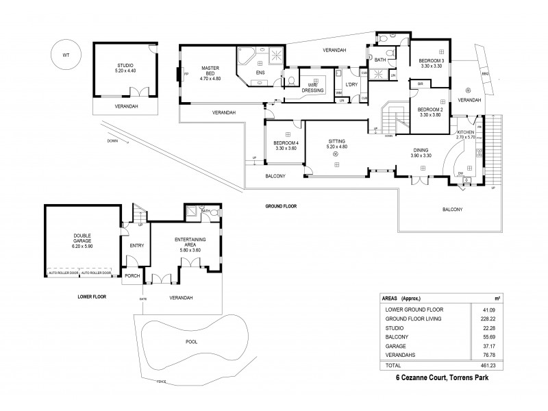 6 Cezanne Court, Torrens Park SA 5062 Floorplan
