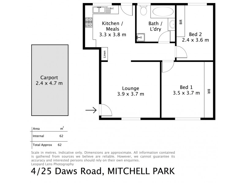 4/25 Daws Road, Mitchell Park SA 5043 Floorplan