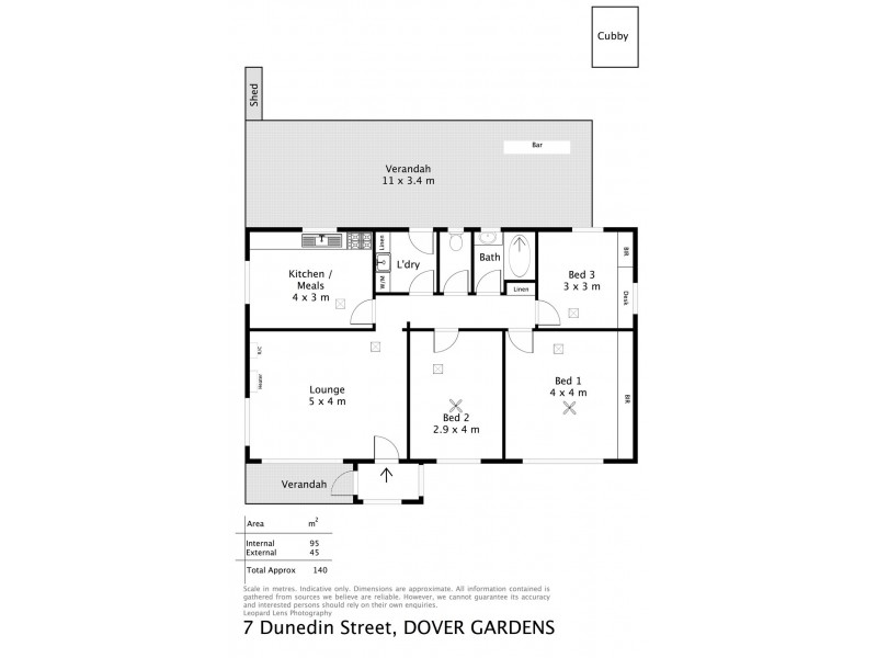 7 Dunedin Street, Dover Gardens SA 5048 Floorplan