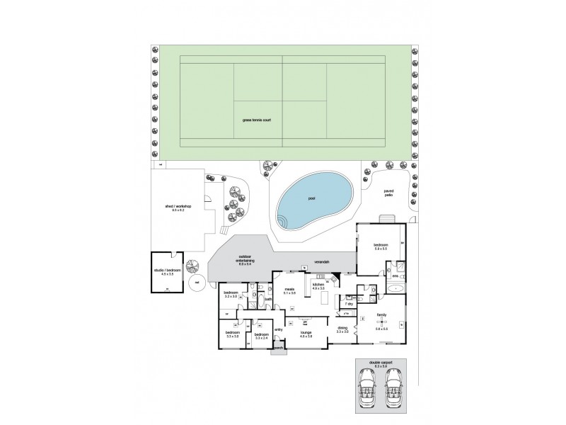1 Banksia Crescent, Belair SA 5052 Floorplan