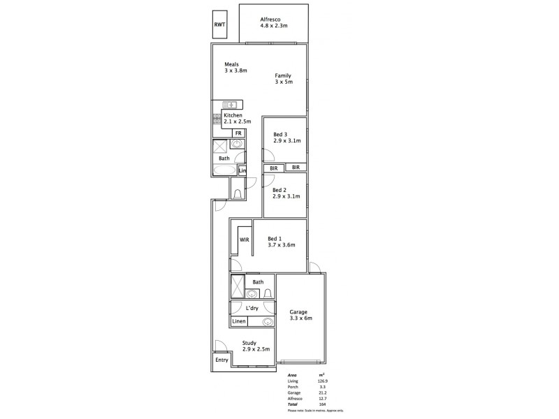 32 Wolseley Tce, Ascot Park SA 5043 Floorplan