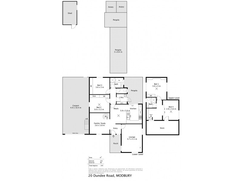 20 Dundee Road, Modbury SA 5092 Floorplan