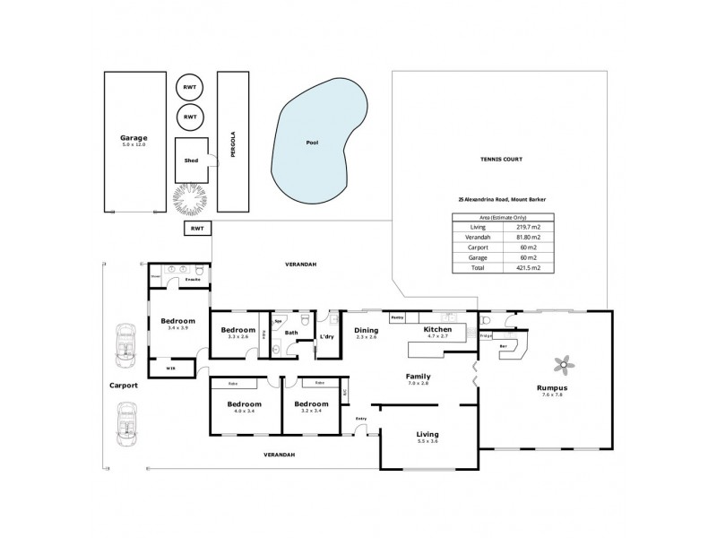25 Alexandrina Road, Mount Barker SA 5251 Floorplan