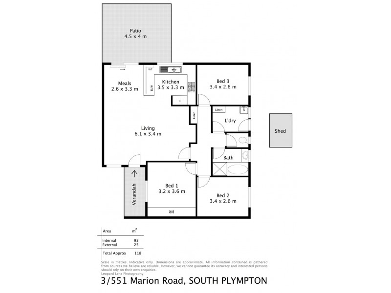 3/551 Marion Road, South Plympton SA 5038 Floorplan
