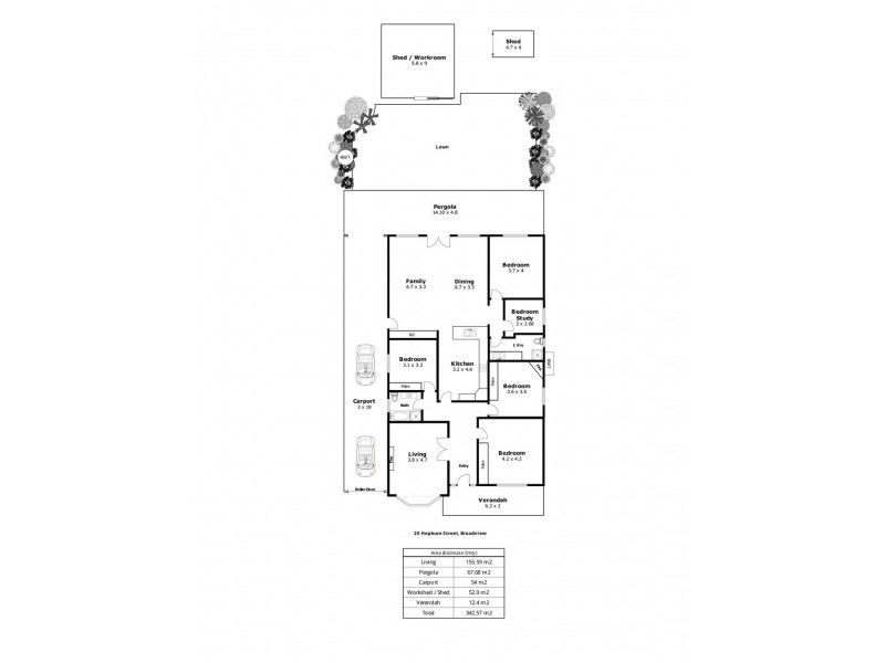 20 Hepburn Street, Broadview SA 5083 Floorplan