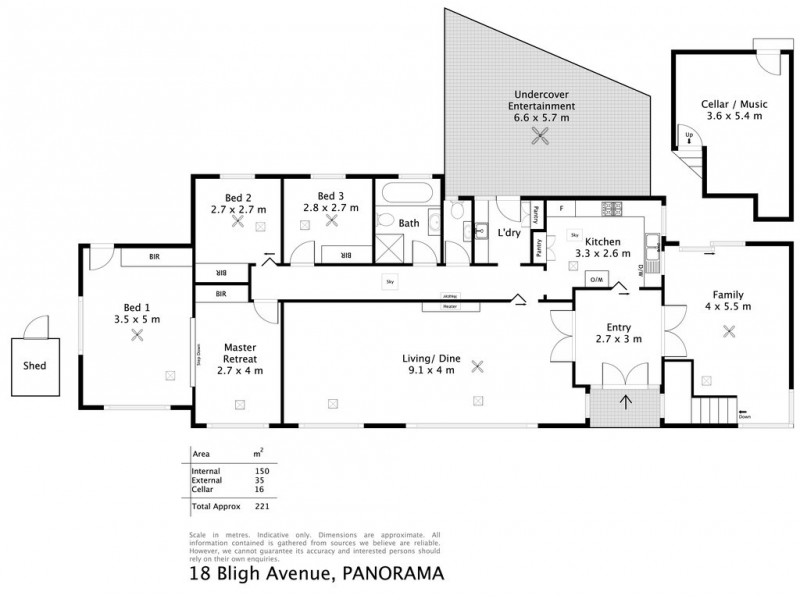 18 Bligh Avenue, Panorama SA 5041 Floorplan