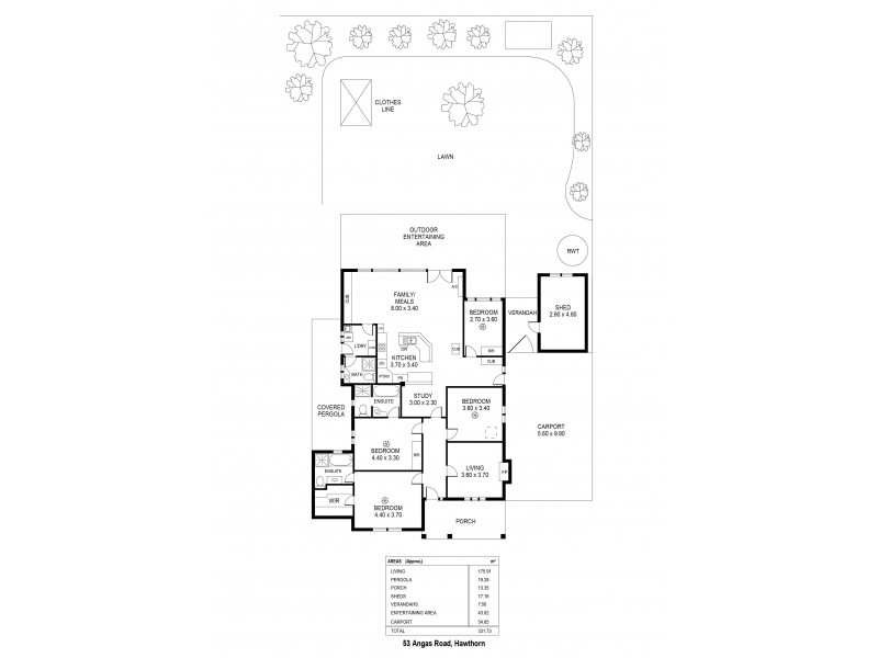 53 Angas Road, Hawthorn SA 5062 Floorplan