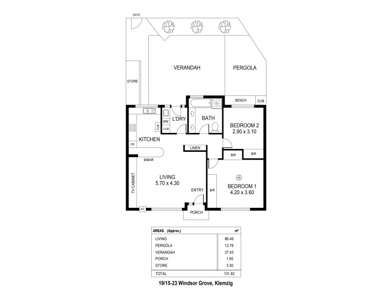 19/15-23 Windsor Gr, Klemzig SA 5087 Floorplan