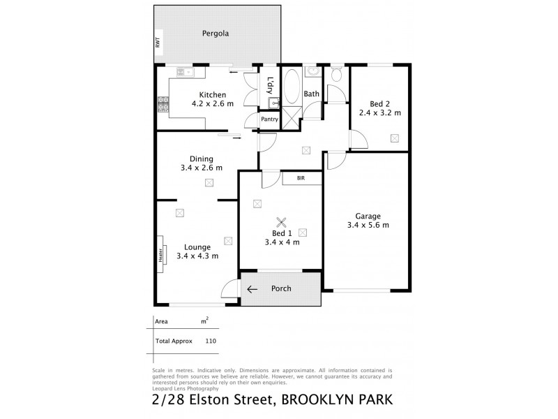 2/28 Elston Street, Brooklyn Park SA 5032 Floorplan