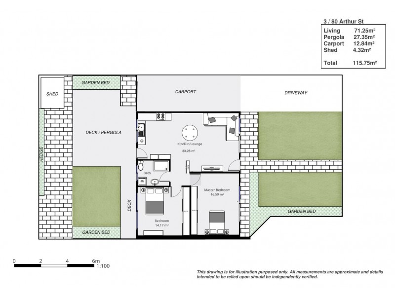 3/80 Arthur Street, Payneham South SA 5070 Floorplan