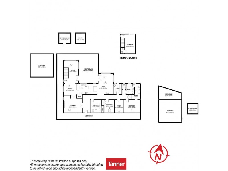 4 Windarra Court, Belair SA 5052 Floorplan