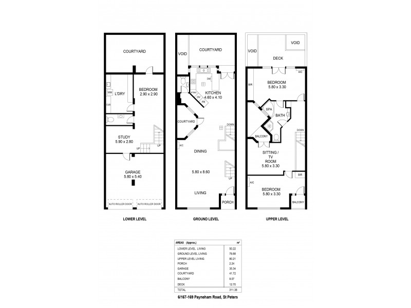 6/167-169 Payneham Road, St Peters SA 5069 Floorplan