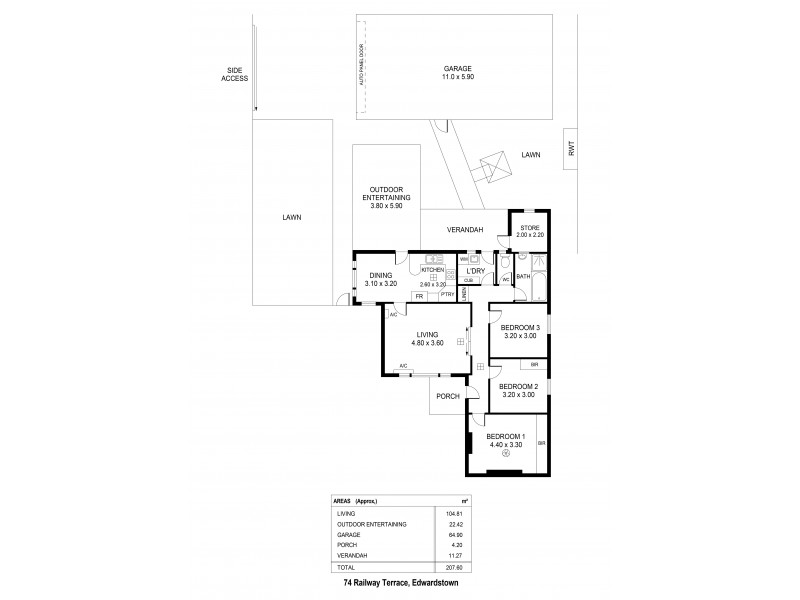74 Railway Terrace, Edwardstown SA 5039 Floorplan