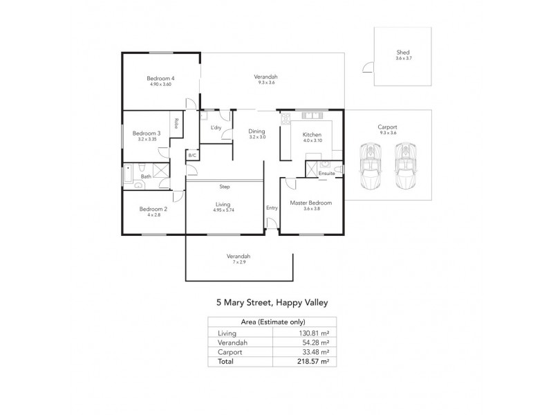 5 Mary Street, Happy Valley SA 5159 Floorplan