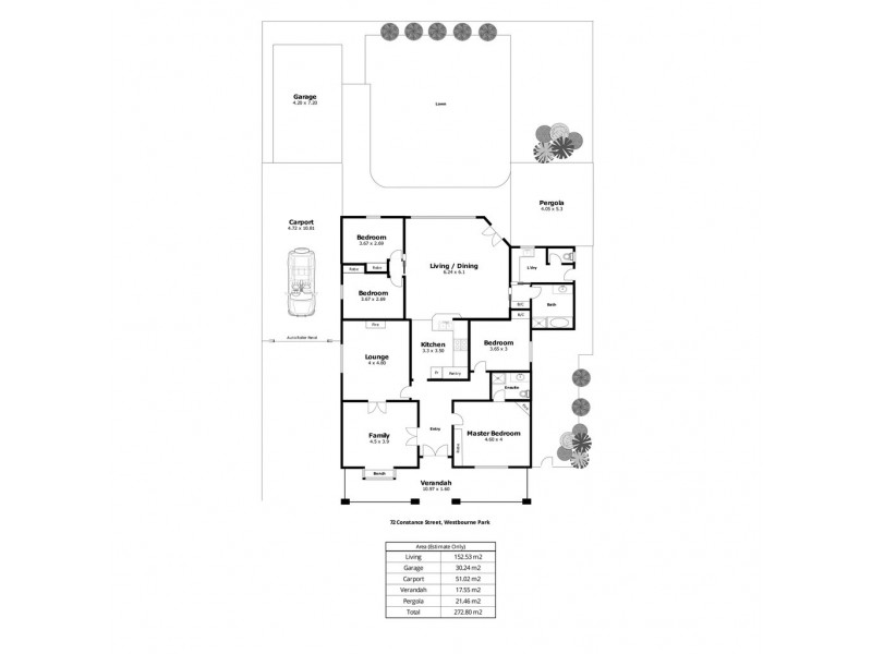 72 Constance Street, Westbourne Park SA 5041 Floorplan