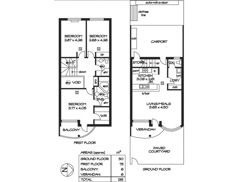 2/6 Hill Street, Kensington SA 5068 Floorplan