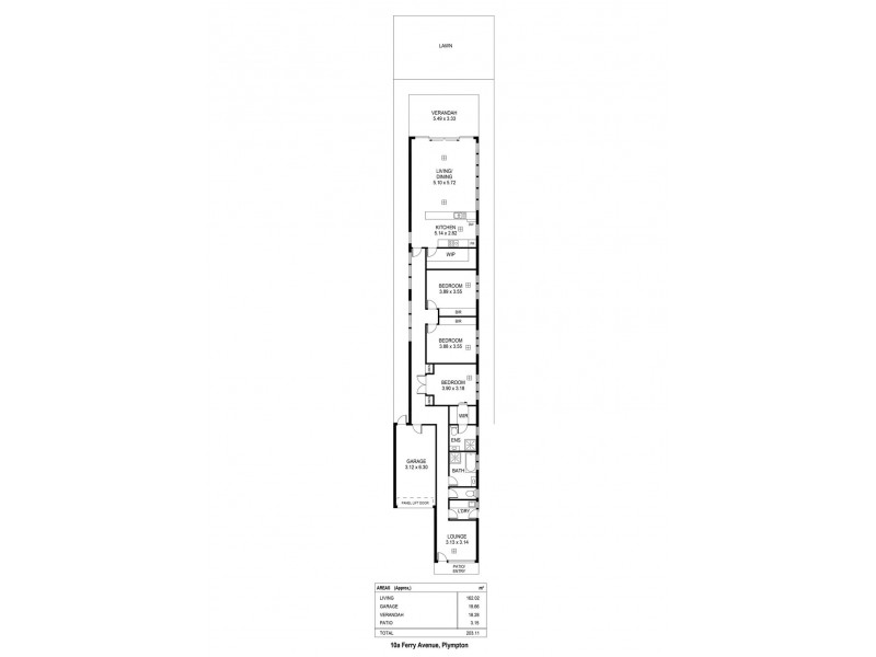 10a Ferry Avenue, Plympton Park SA 5038 Floorplan