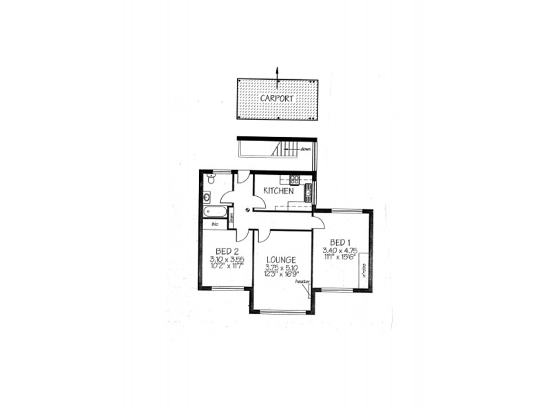 4/7 Vine Lane, Glen Osmond SA 5064 Floorplan