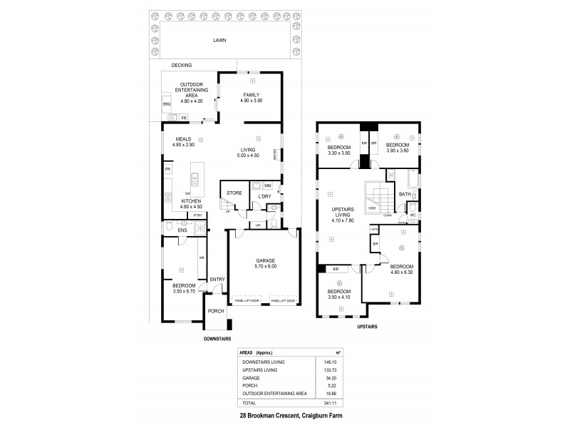 28 Brookman Crescent, Craigburn Farm SA 5051 Floorplan