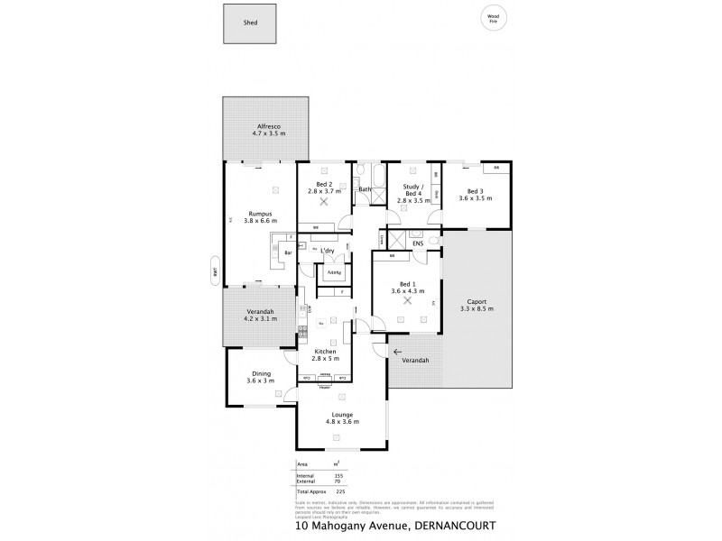10 Mahogany Avenue, Dernancourt SA 5075 Floorplan