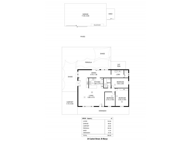 24 Cashel Street, St Marys SA 5042 Floorplan