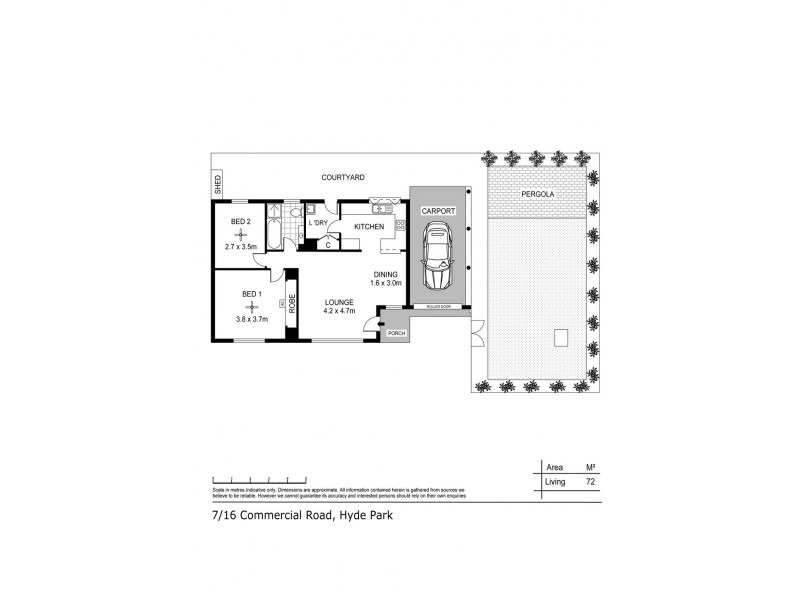 7/16 Commercial Rd, Hyde Park SA 5061 Floorplan