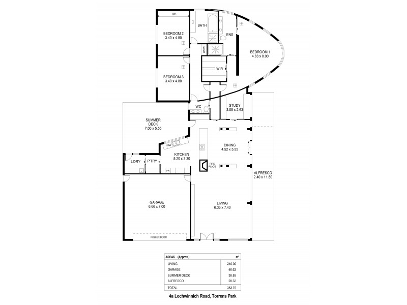 4A Lochwinnoch Road, Torrens Park SA 5062 Floorplan